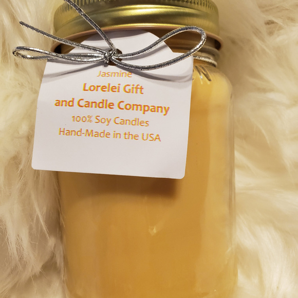100% Soy Candle, Hand poured, 16 oz Mason Jar - Picture 5 of 5